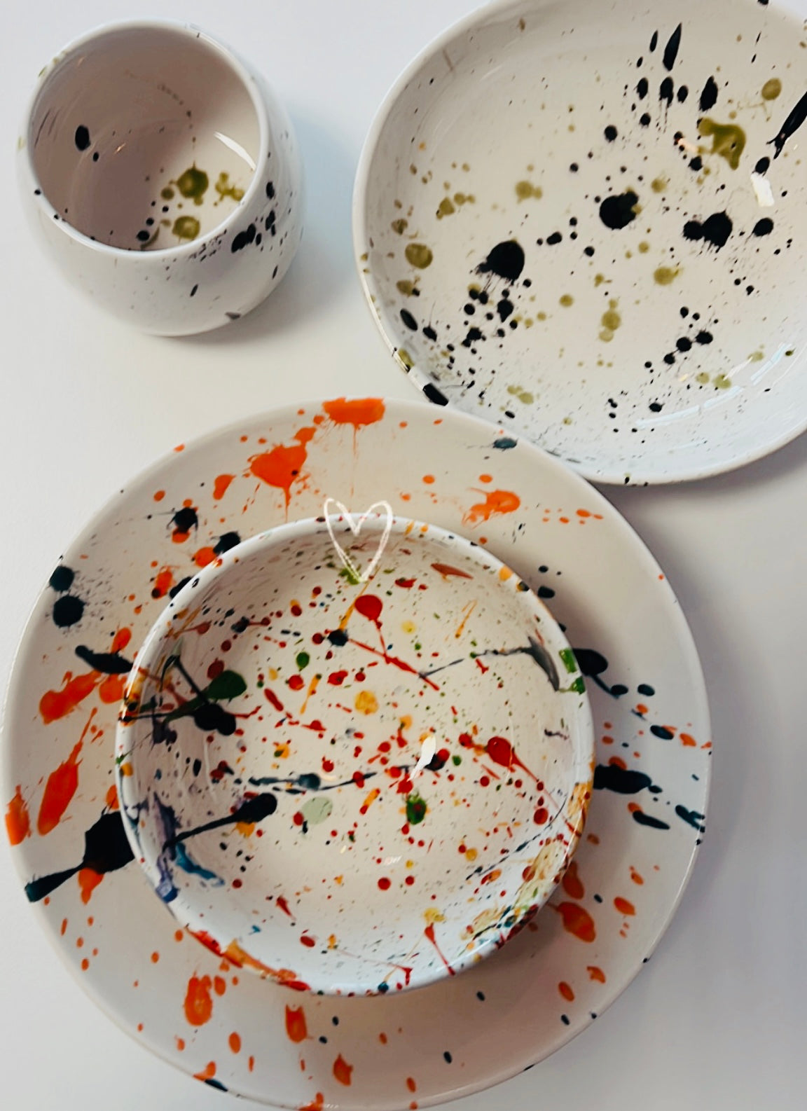 2er Set mit Abstrackt Art