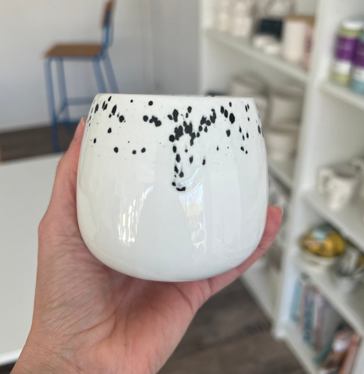 2er Set Gefäße-Set  mit Effektglasuren